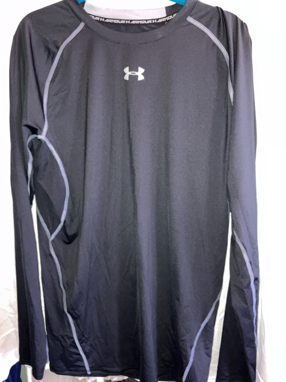 FREE with $15+ purchase;Under Armour Black /gray Long-Sleeve Performance Shirt